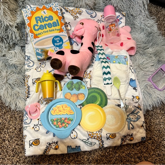 Reborn Baby Girl Doll Cloth Body 3/4 Silicone Vinyl Limbs & Accessories (NEW) - Picture 9 of 15